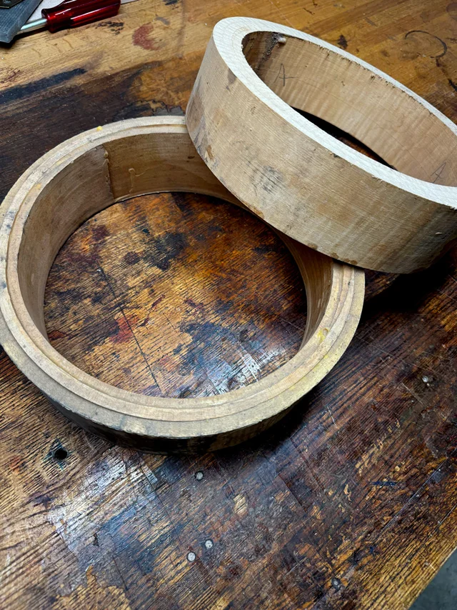 Banjo rim construction