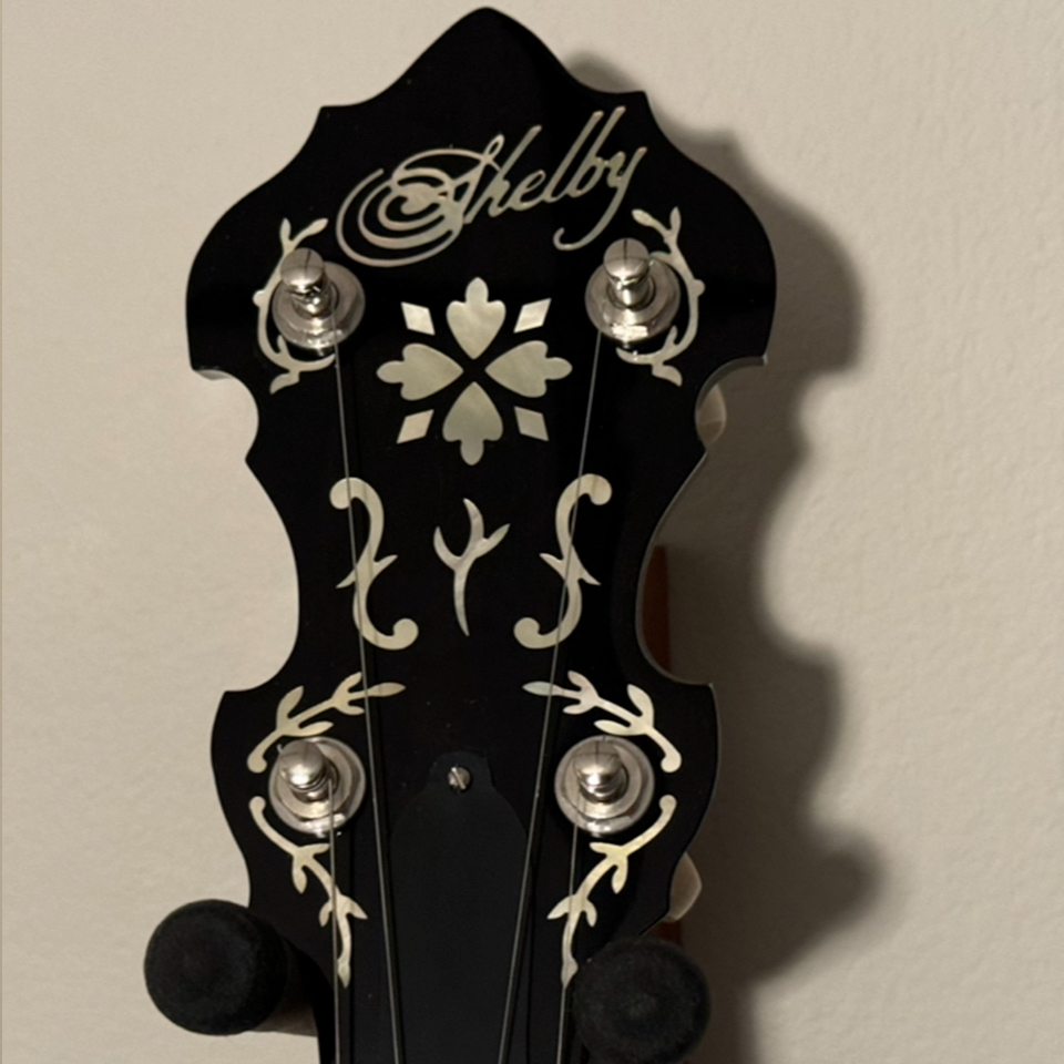 shelby es special banjo headstock